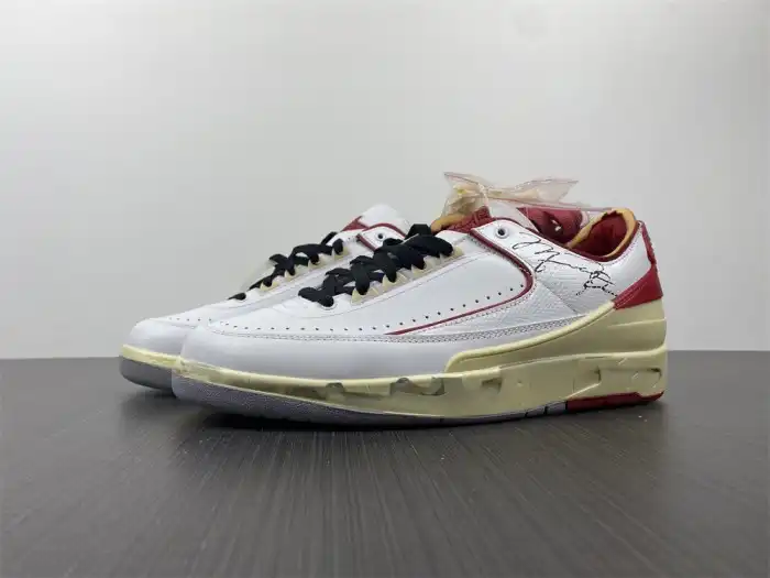 Jordan 2 Retro Low SP Off-White White Red DJ4375-106