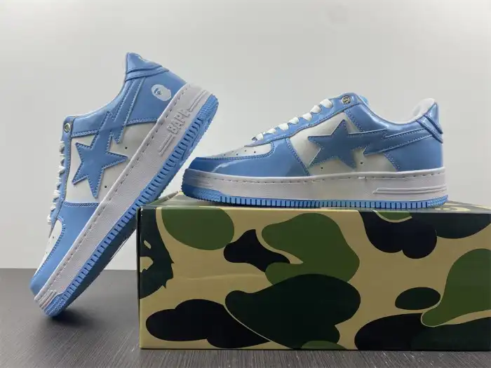 Rep A BATHING APE SK8 STA LOW BLUE