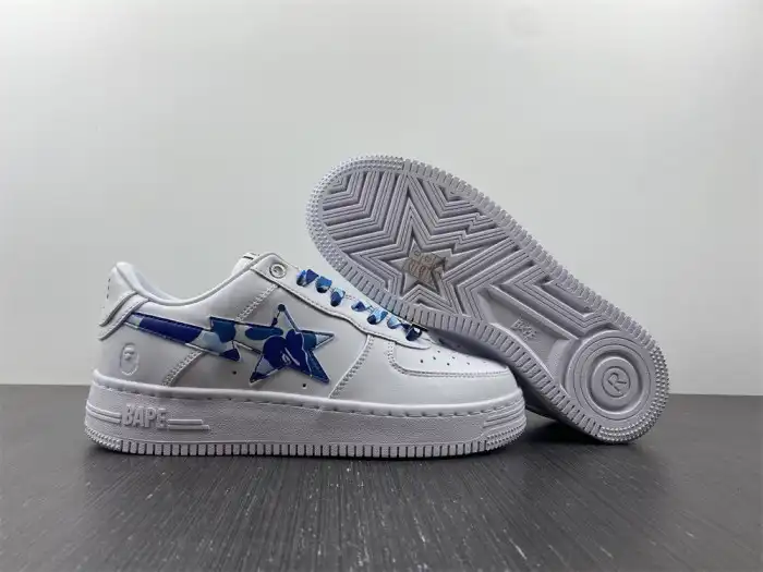 Rep A BATHING APE SK8 STA LOW WHITE ABC CAMO BLUE