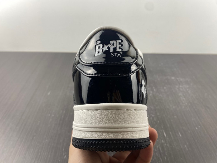 A BATHING APE BAPE STA LOW BLACK 1H70191001