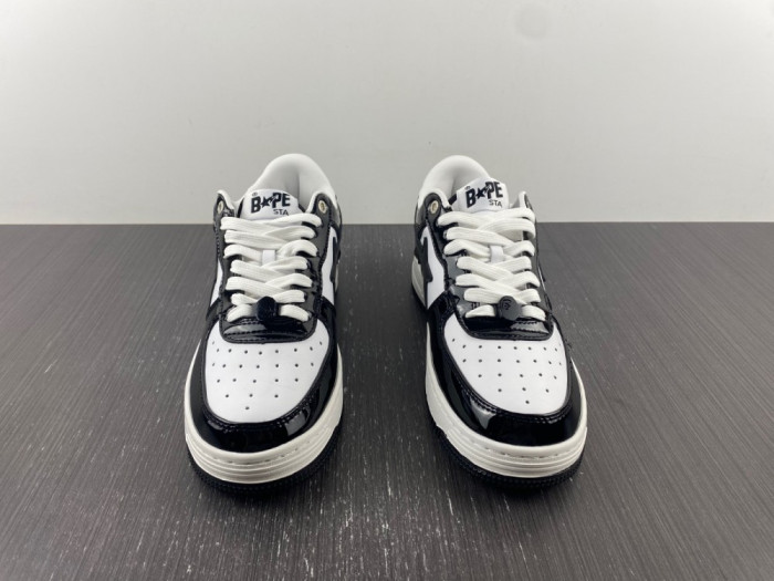 A BATHING APE BAPE STA LOW BLACK 1H70191001