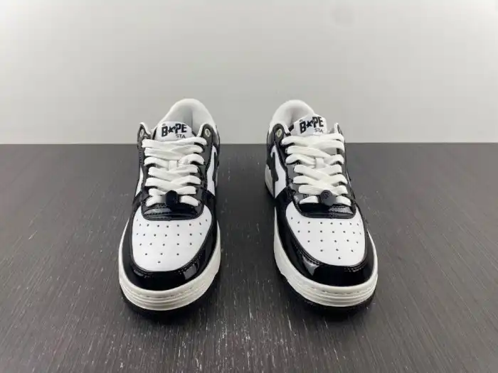 Rep A BATHING APE BAPE STA LOW BLACK 1H70191001