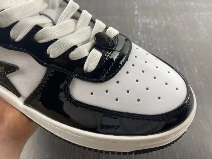 Rep A BATHING APE BAPE STA LOW BLACK 1H70191001