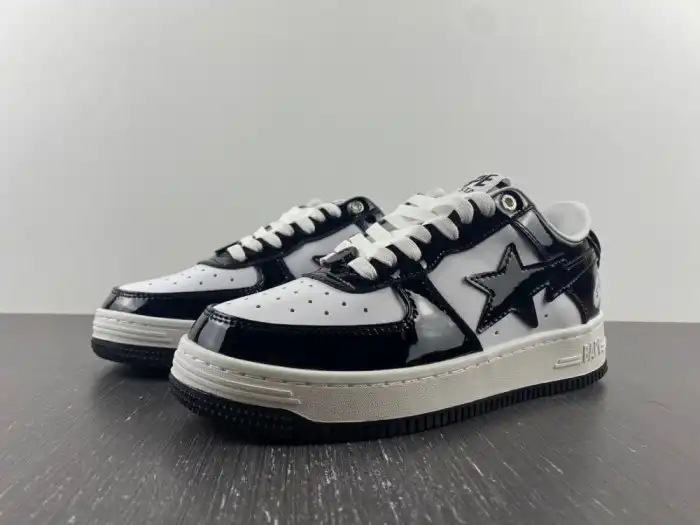 Rep A BATHING APE BAPE STA LOW BLACK 1H70191001