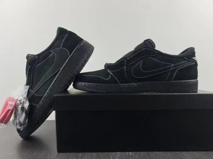 Rep Travis Scott x Air Jordan Air Jordan 1 Retro Low Black Phantom