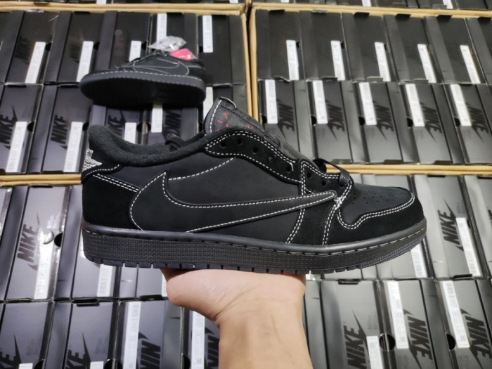 Travis Scott x Air Jordan Air Jordan 1 Retro Low Black Phantom" DM7866-001