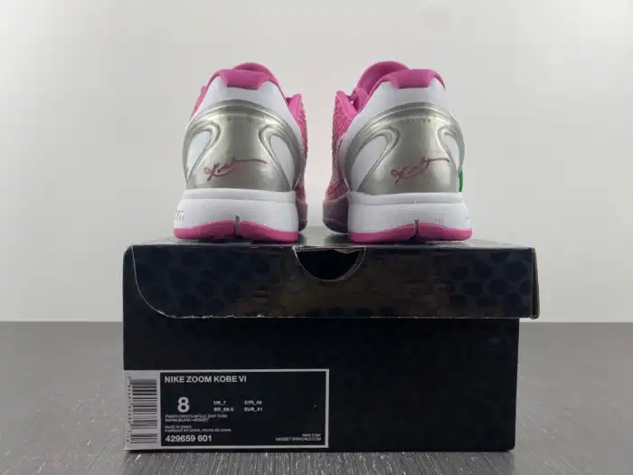 Rep NIKE KOBE 6 KAY YOW THINK PINK 429659-601