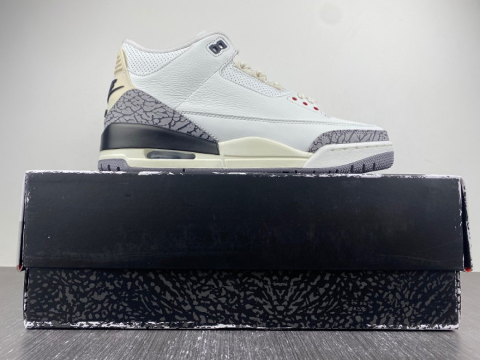 Onekick Air Jordan 3 White Cement Reimagined Shoes DN3707-100