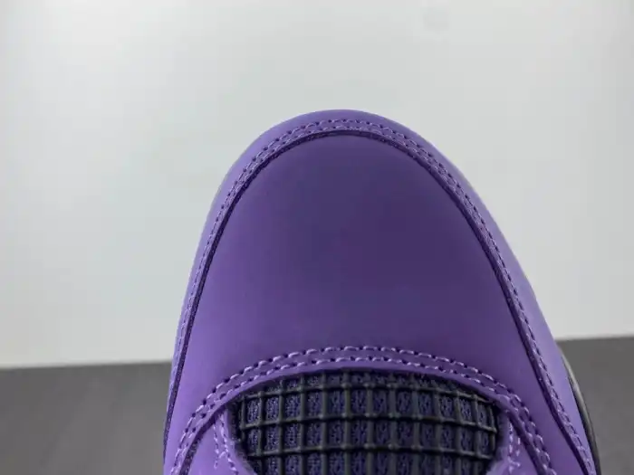 Rep JORDAN 4 RETRO TRAVIS SCOTT PURPLE (FRIENDS AND FAMILY) 766296 LN4