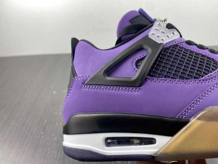 JORDAN 4 RETRO TRAVIS SCOTT PURPLE (FRIENDS AND FAMILY) 766296 LN4