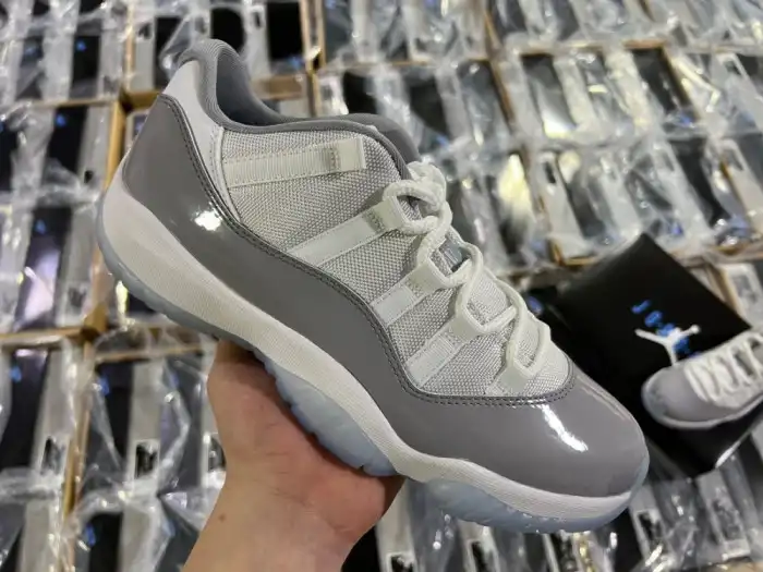 Rep Onekick Air Jordan 11 Low Cement Grey AV2187-140