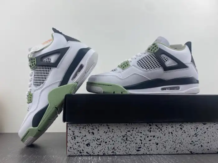 Rep Air Jordan 4 WMNS Seafoam AQ9129-103