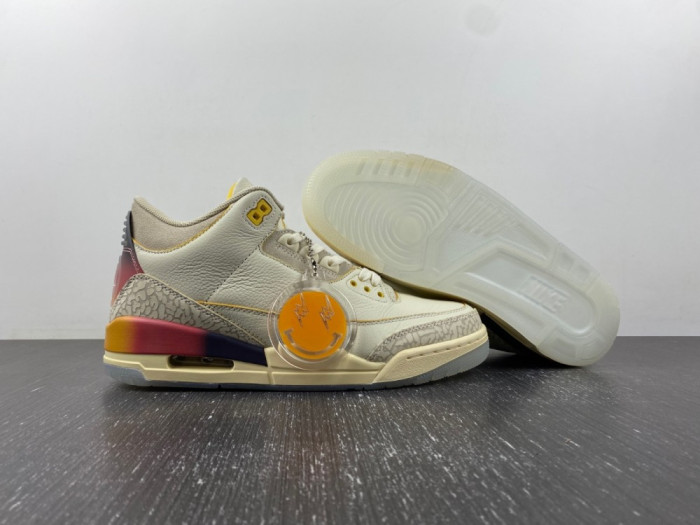 Onekick Jordan 3 Retro SP J Balvin Medellin Sunset Shoes FN0344-901