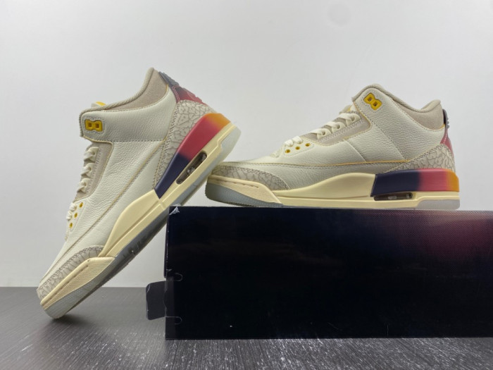 Onekick Jordan 3 Retro SP J Balvin Medellin Sunset Shoes FN0344-901