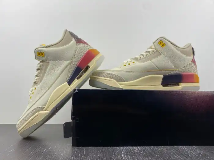 Cheap Jordan 3 Retro SP J Balvin Medellin Sunset Shoes FN0344-901