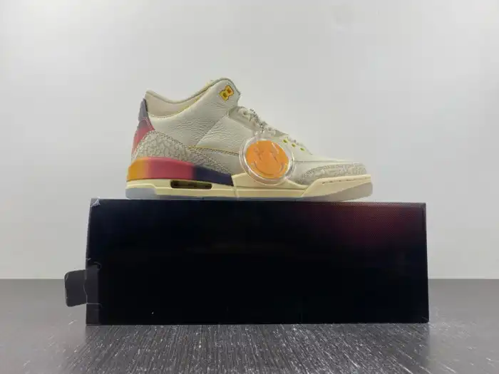 Cheap Jordan 3 Retro SP J Balvin Medellin Sunset Shoes FN0344-901