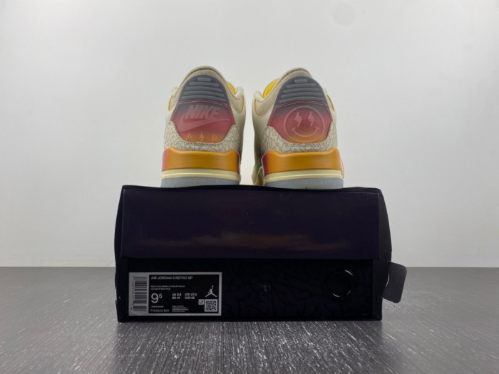 Onekick Jordan 3 Retro SP J Balvin Medellin Sunset Shoes FN0344-901