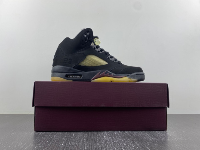 A Ma Maniere x Air Jordan 5 Black FD1330-001