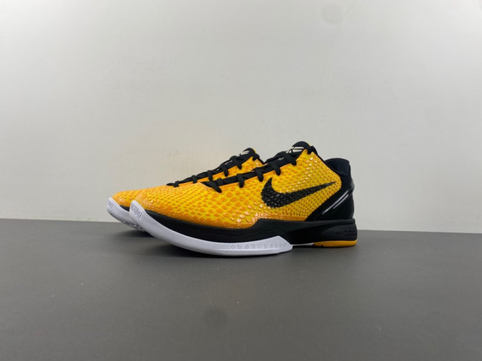 NIKE KOBE 6 PROTRO LIGHTBULB BLACK YELLOW 429659-700