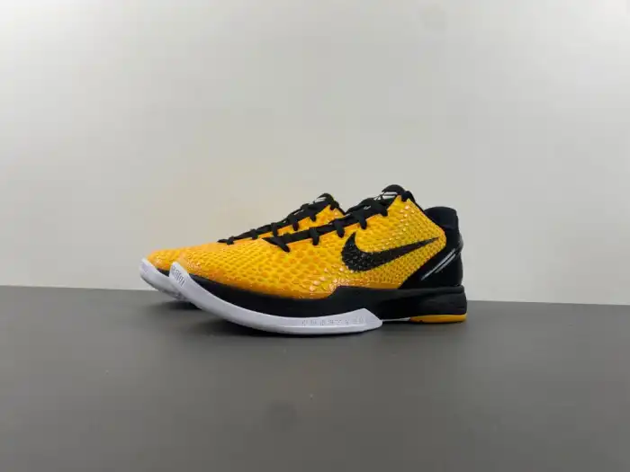 Rep NIKE KOBE 6 PROTRO LIGHTBULB BLACK YELLOW 429659-700