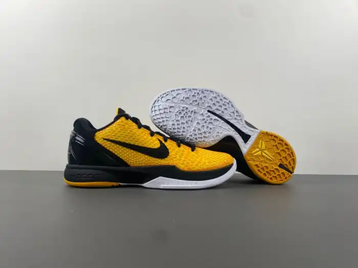 Rep NIKE KOBE 6 PROTRO LIGHTBULB BLACK YELLOW 429659-700