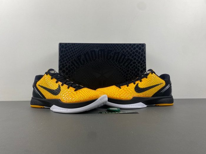 Onekick NIKE KOBE 6 PROTRO LIGHTBULB BLACK YELLOW 429659-700