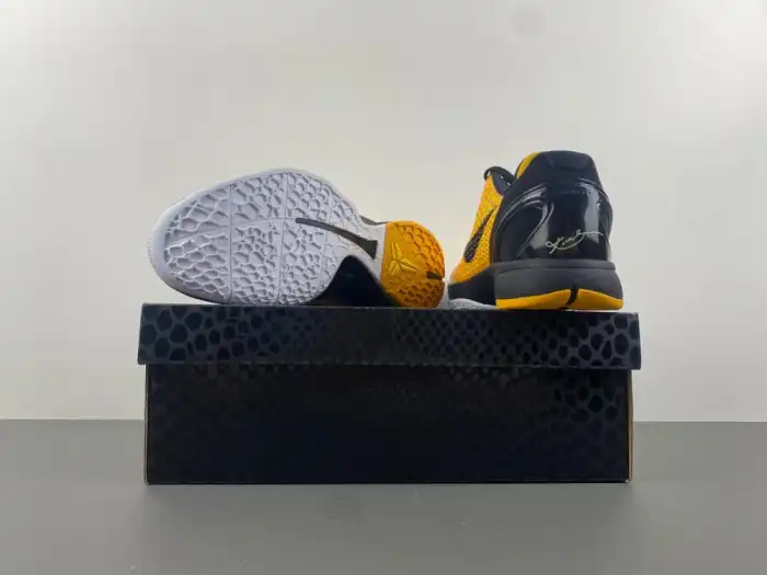 NIKE KOBE 6 PROTRO LIGHTBULB BLACK YELLOW 429659-700