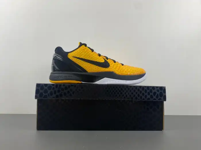 Rep NIKE KOBE 6 PROTRO LIGHTBULB BLACK YELLOW 429659-700