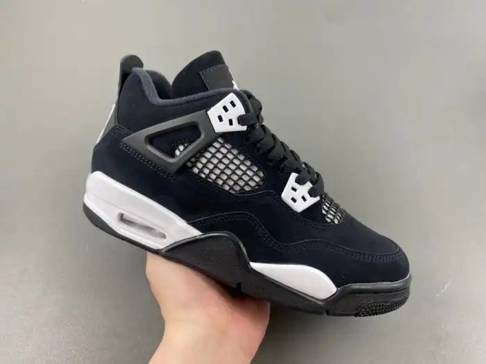 Cheap Air Jordan 4 Retro White Thunder FQ8213-001