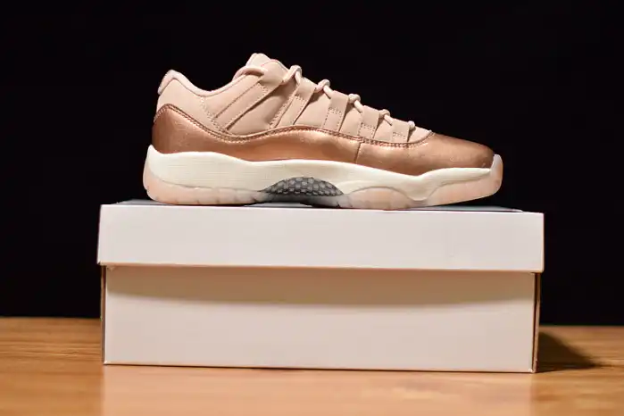 Rep Onekick Air Jordan 11 Low GS Rose Gold AH7860-105