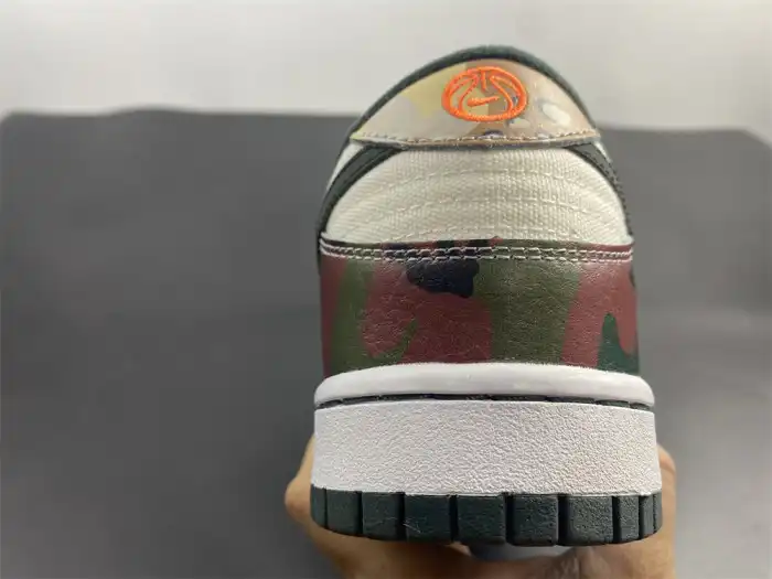 Cheap Nike Dunk Low SE Sail Multi-Camo DH0957-100