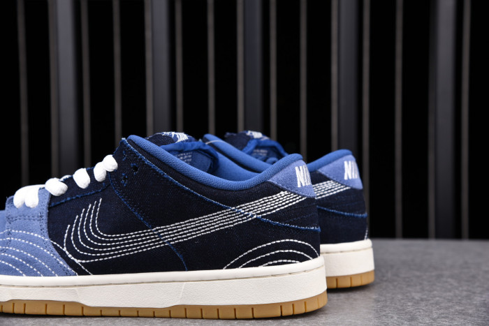 Nike SB Dunk Low Denim Sashiko CV0316-400