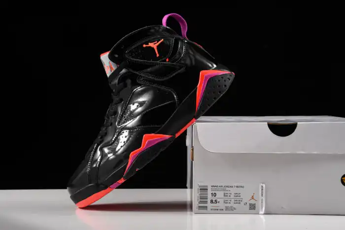 Chep Onekick Air Jordan 7 Retro Black Patent 313358-006