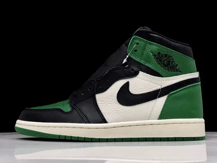 Cheap Air Jordan 1 High OG NRG Pine Green Sail-Black 555088-302