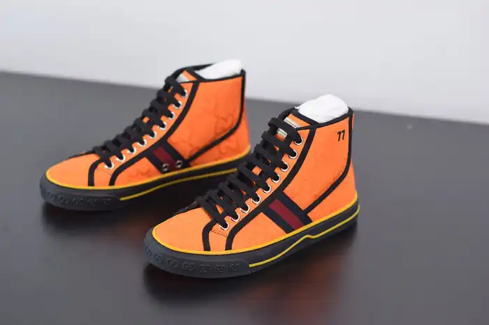 Rep GUCC Tennis 1977 Print Sneaker 553385 DOPEO 1977