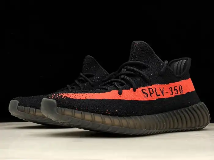 Rep Adidas Yeezy Boost 350 V2 Core Black Red BY9612