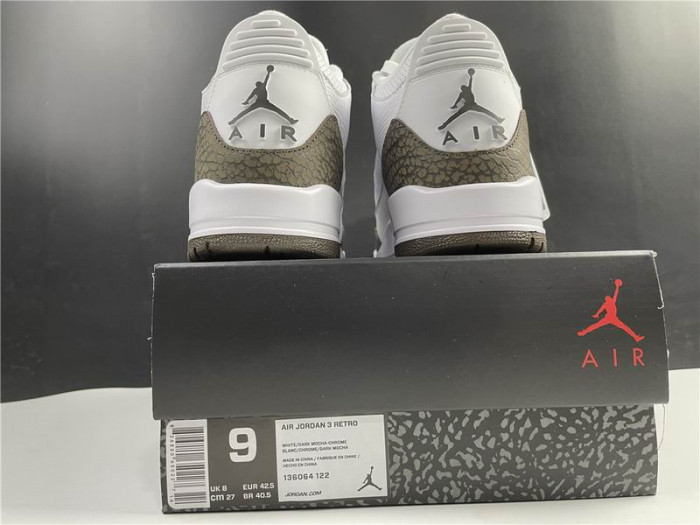 Onekick Air Jordan 3 Retro Mocha (2018) 136064-122