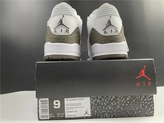 Cheap Air Jordan 3 Retro Mocha (2018) 136064-122