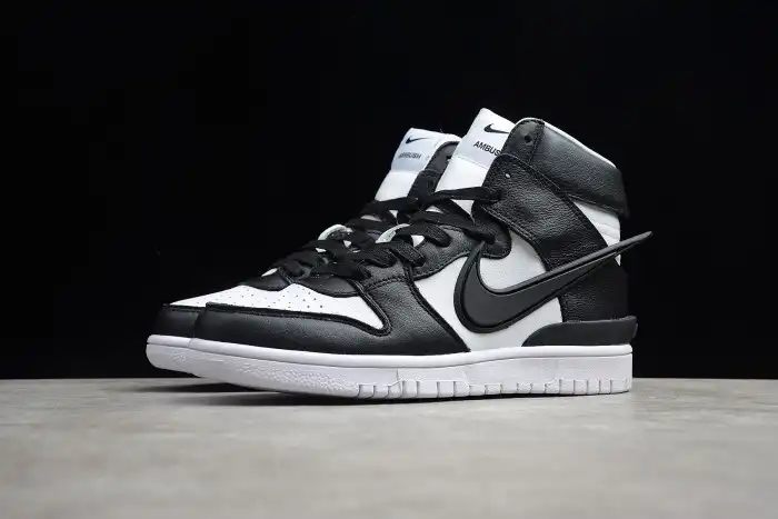 Rep Nike SB Dunk High Ambush Black White CU7544-001