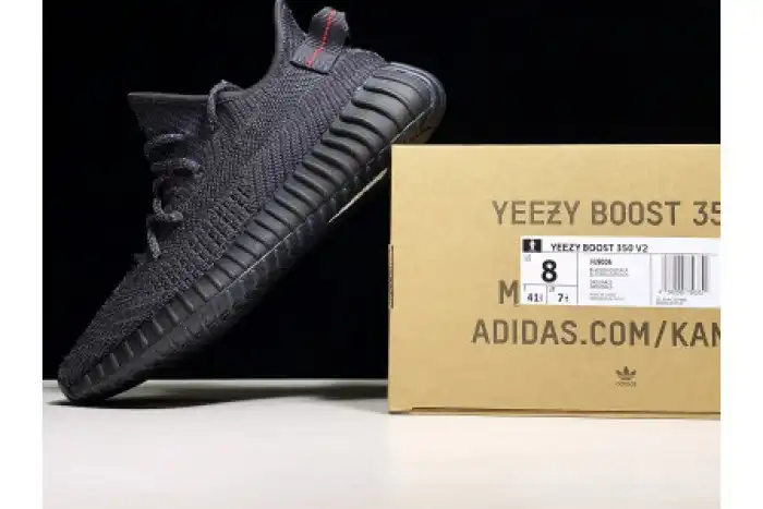 Rep ADIDAS MENS YEEZY BOOST 350 V2 BLACK FU9006