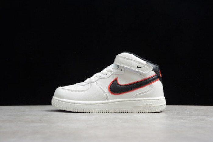 Onekick KIDS NIKE AIR FORCE 1 MID 07 WHITE BLACK RED 314197-101