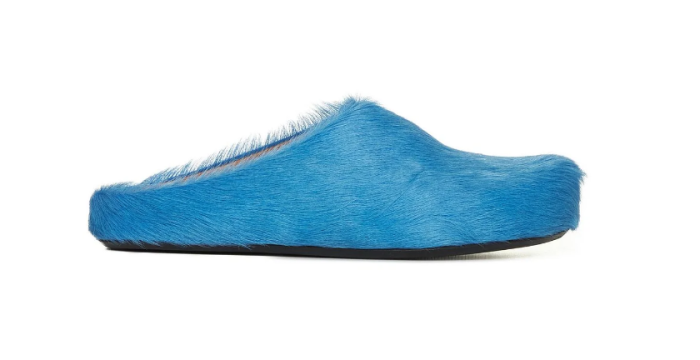 Onekick Fussbet Sabot calf-hair slippers