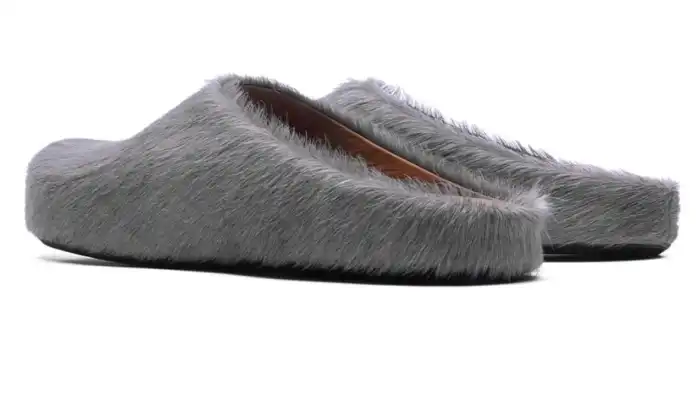 Rep Fussbet Sabot calf-hair slippers