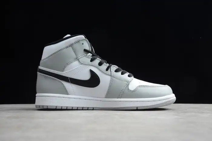 Rep AIR Jordan 1 Mid Light Smoke Grey 554724-092