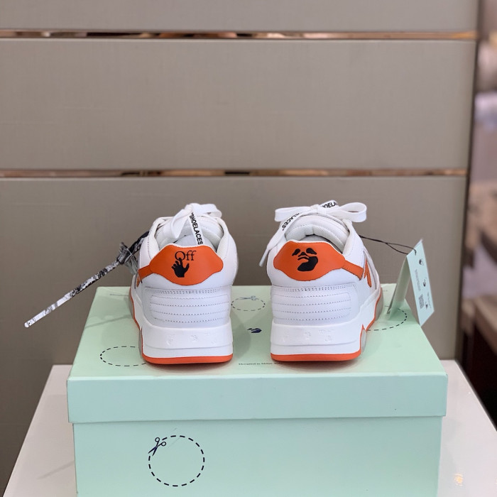 Onekick OFF WHITETM C O VIRGIL ABLOH OUT OF OFFICE LOW-TOP LEATHER SNEAKERS "OOO"