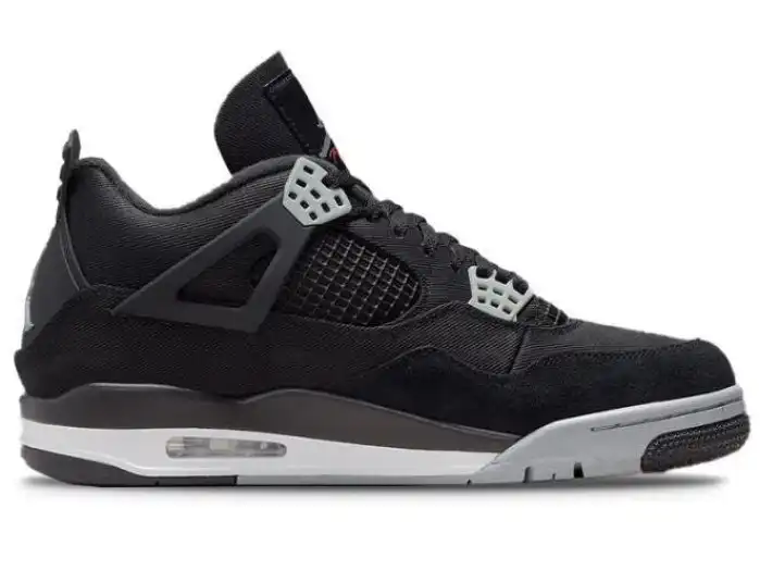 Cheap Jordan 4 Retro SE Black CANVAS DH7138-006