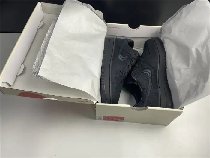 Rep NIKE AIR FORCE 1 LOW STUSSY BLACK CZ9084-001