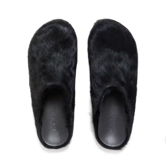 Cheap Fussbet Sabot calf-hair slippers