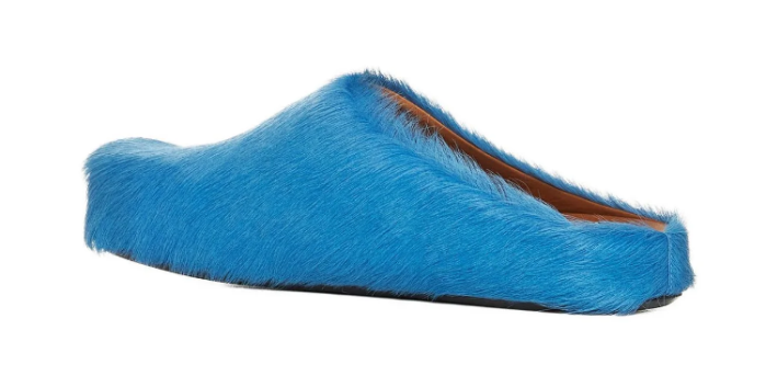 Onekick Fussbet Sabot calf-hair slippers