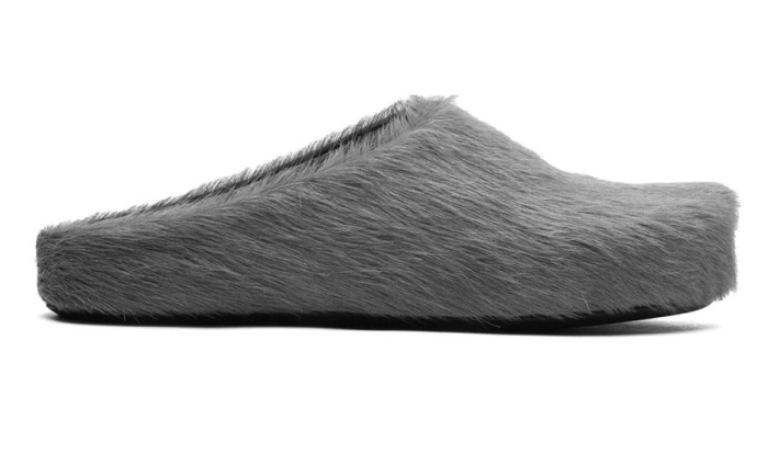 Fussbet Sabot calf-hair slippers